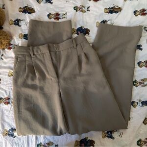 Aritzia Effortless Pants in Nomad Taupe